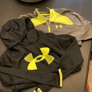 Youth Large Under Armour hoodie and jacket